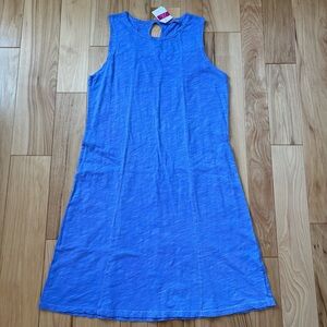 NEW Fresh Produce Marissa Periwinkle Blue Sleeveless Cotton Dress